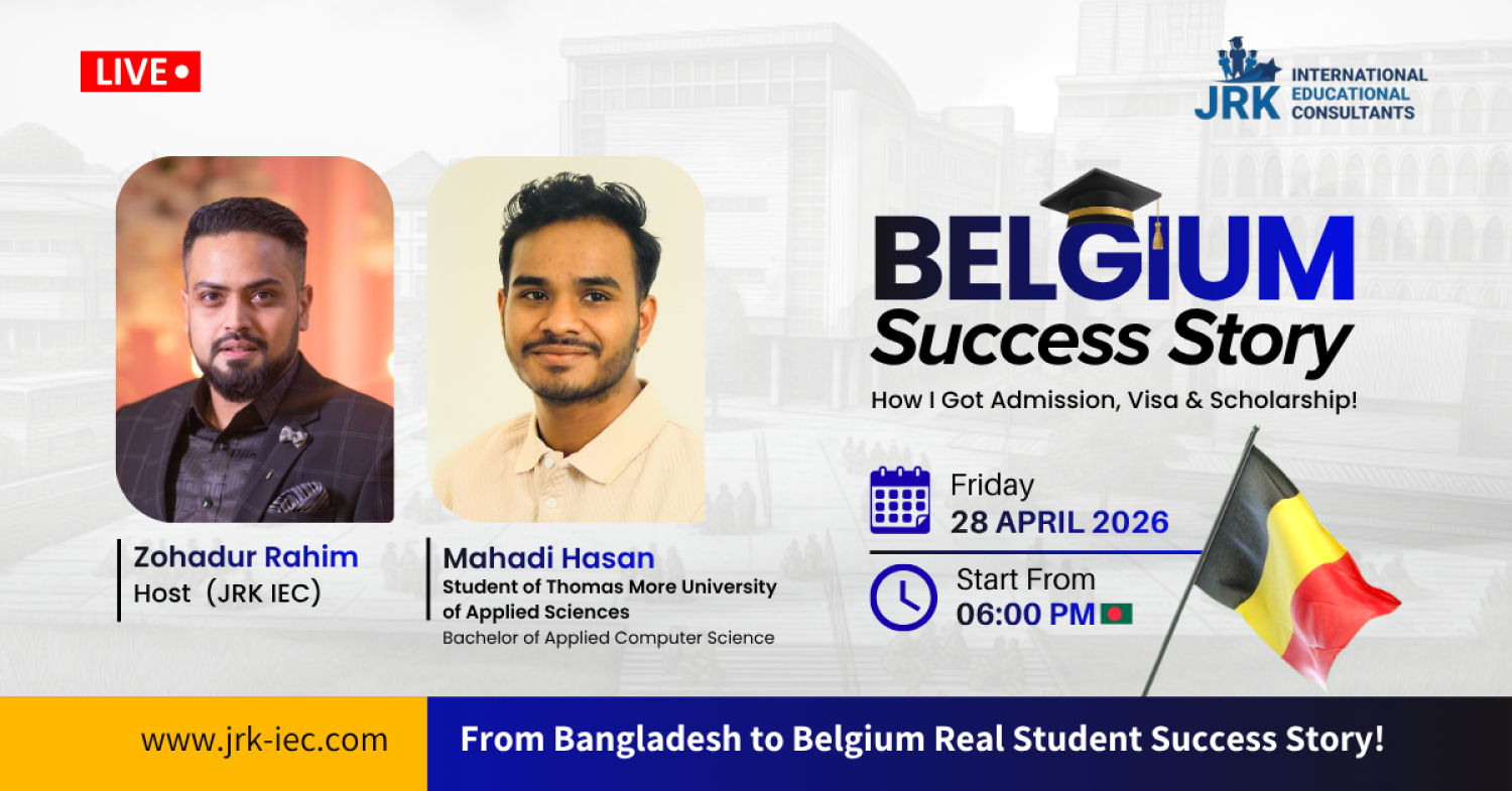 Study in Belgium from Bangladesh: Admission, Visa & Scholarship Success Story 2026